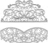 Metal Embossing European Lace Cutting Dies and Lace Die Cuts for DIY Crafts, New Year, Wedding, Valentine's, Present Greeting Cards Albums...