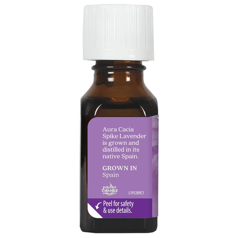 Aura Cacia Lavender (Spike), Essential Oil, 0.5-Ounce Bottle...