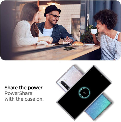 Spigen Liquid Crystal Glitter Designed for Samsung Galaxy Note 10 Case (2019) - Crystal Quartz...