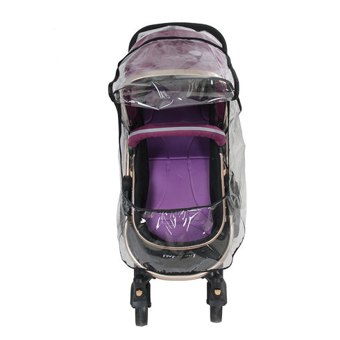 Stroller Rain Cover, Pram Rain Cover Waterproof Transparent Can Be Folded for Stroller for Baby...