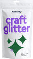 Hemway Craft Glitter - Emerald Green | 100g Microfine Metallic Sequin Flakes for Resin & Epoxy Crafts | Supplies for Tumblers, Cards, Jewellery, C...