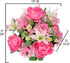 Admired By Nature Spring Bush Artificial Hydrangea Flowers, Pink-Lily...