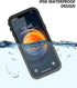 for iPhone 12 Mini Waterproof Case with Built-in Screen Protector, Shockproof Dustproof Full Body Protective IP68 Waterproof Phone Case for iPhone...