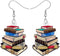 BONSNY Dangle Novelty Funny Teacher Book Pencil Earrings Acrylic Back to School Jewelry For Women Gifts Charms...