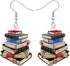 BONSNY Dangle Novelty Funny Teacher Book Pencil Earrings Acrylic Back to School Jewelry For Women Gifts Charms...