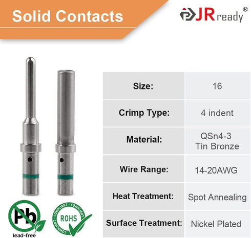 JRready ST6113 DT Connector 3 Pin Gray Waterproof Electrical Wire Connector with Solid Contact and Seal Plug,3 Sets...