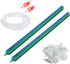 Saim 2 Piece Aquarium Air Stone Bars, 16 inch Bubbles Release Oxygen Diffuser Bar with 20ft Airline Tubing, 10 Piece Suction Cup and 2 Piece Valve...
