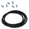 AMI PARTS DC69-00804A Washer Tub Seal Gasket & Washing Machine Hex Bolt DC60-40137A(6 pcs)