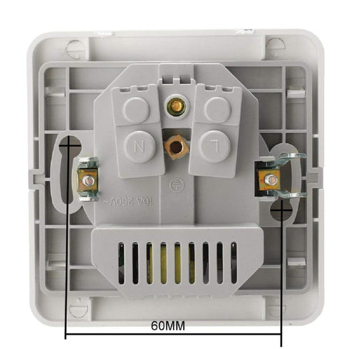1set Smart Home Dual USB Port 2400mA Wall Charger Adapter 16A EU Standard Electrical Plug Socket Power Outlet Panel 110~250V...