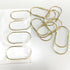 50PCS Jumbo Gold Paper Clips, 50 mm Paper Clips?Non-Slip and Smooth...