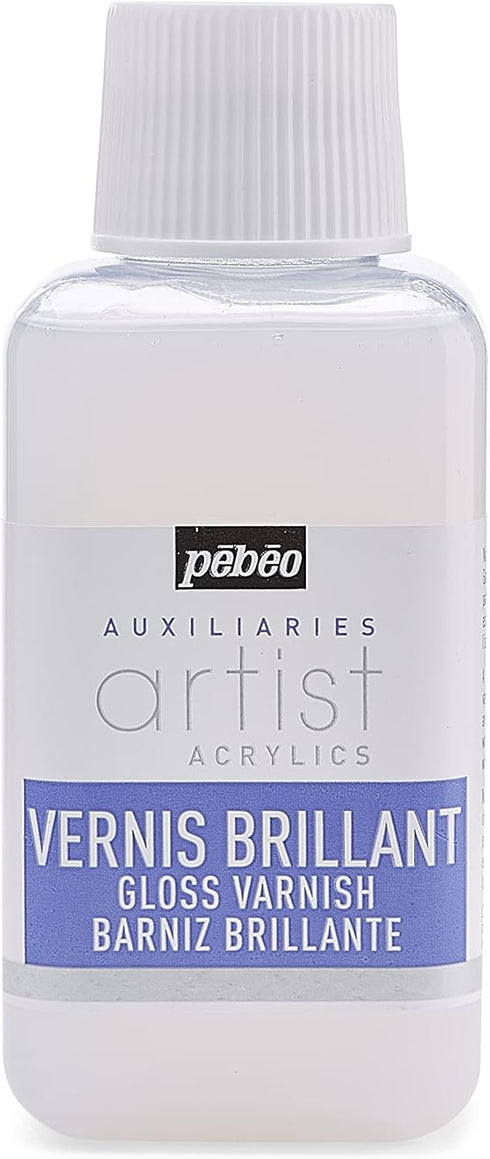 Pebeo Artist Acrylics Auxiliaries Gloss Varnish, 250-Milliliter...