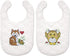Design Works Crafts Janlynn Stamped for Cross Stitch Bib Kit, Baby's Forest, Small...