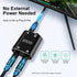 3.5mm Stereo Audio Switcher?1 in 2 Out /2 in 1 Out? with 3.5mm Audio Cable, 2 Ports AUX Audio Speaker Selector for PC Phone Laptop Headphone...