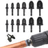 Swedge Tool HVAC Swaging Set - 12Pcs Copper Pipe Expander Swaging Tool Drill Bit Set Precision Flaring Kit HVAC Flaring Tool Bit Set Hand Tools...