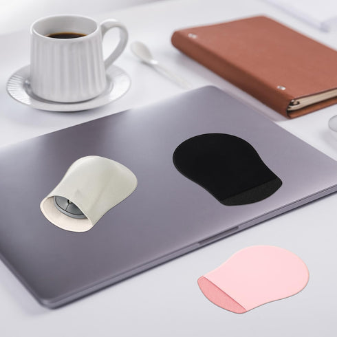 3pcs Mouse Pouches, Universal Stick-On Mouse Pouches with Reusable Adhesive Slim Mouse Holders Mouse Pockets for Laptop Mouse Storage Bags for Com...