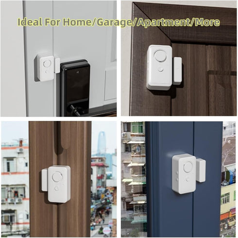 Wireless Personal Security Alarm Window and Door Sensor, 2 Pack, DIY Protection, Burgalar Alerts...