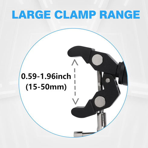 Phone Holder with Clamp for Golf Cart, All Metal Universal Phone Holder Handlebar Mount Clamp for Golf, Stroller, Bicycle, Bike, Wheelchair......