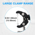 Phone Holder with Clamp for Golf Cart, All Metal Universal Phone Holder Handlebar Mount Clamp for Golf, Stroller, Bicycle, Bike, Wheelchair......