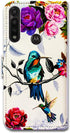 Case for Moto G Power 2020,Motorola G Power case, Hummingbird in Flowers Leather Flip Wallet Case Cover with Card Slot Holder Kickstand for Motoro...