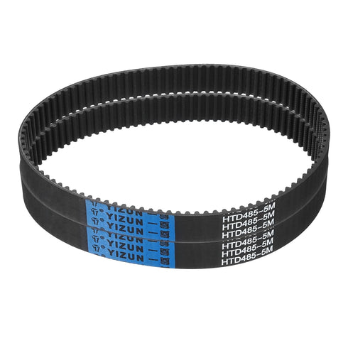 uxcell 2pcs HTD-5M Rubber Timing Belt 97 Teeth, 485mm Pitch Length x 20mm Width x 3.6mm Height, Closed Loop Pulley Timing Belt...