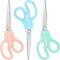 Pastel Scissors, Niutop 8" All Purpose Scissors Heavy Duty Ergonomic Comfort Grip Shears Sharp Scissors for Office Home Household Sewing High/Midd...
