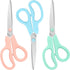Pastel Scissors, Niutop 8" All Purpose Scissors Heavy Duty Ergonomic Comfort Grip Shears Sharp Scissors for Office Home Household Sewing High/Midd...