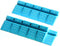 AGM Angle Wedges for Sharpening Knives 10 to 20 degrees, Blue...