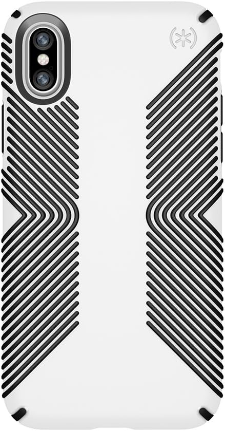Speck Products Presidio Grip Case for iPhone XS/iPhone X, White/Black...