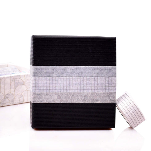 12 Rolls Washi Tape Set, Geometric Pattern Japanese Decorative Writable Washi Masking Tape for Scrapbook,DIY,Crafts,Gift...