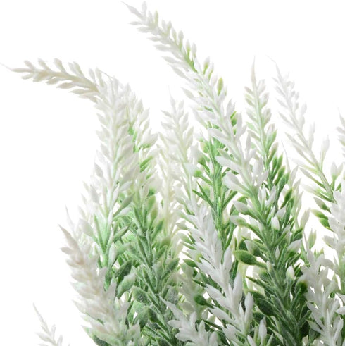 Artificial Flowers 6 Bundles Lavender Bouquet for Wedding Home Office Decoration - White...