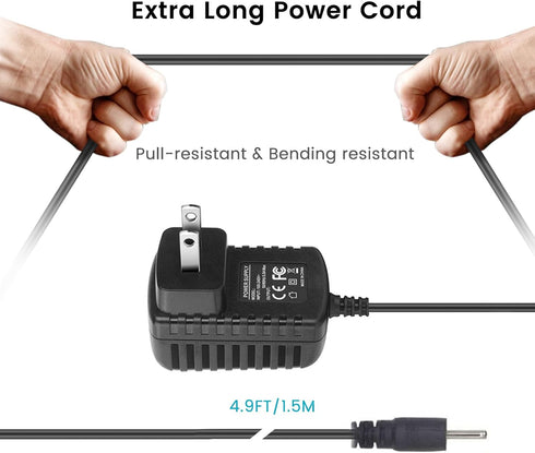 Power Cord for Braun 5513 5516 MGK3010 MGK3020 MGK3021 MGK3025 MGK3210 MGK3220 MGK3221 MGK3225 MGK3921 BT3000 BT3020 BT3021 BT3022 BT3221 BT3222 B...