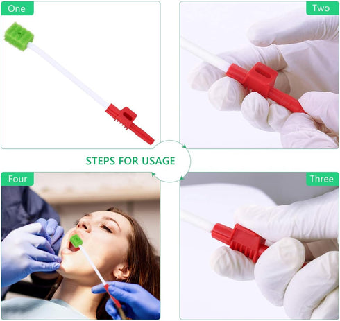 Wellgler's Oral Care Single Use Suction Swab(box of 20)...