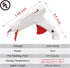 Full Size Hot Glue Gun Kits, KeLDE 40W Dual Temp Fine Tip Hot Glue Gun with 10PCS Glue Sticks for craft, DIY Arts, Quick Home Repairs, Wood, PVC...