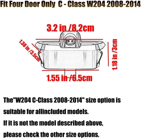 Car Led Door Logo Light Ground Courtesy Door Light Projector 4Pcs Compatible with C Class W204 C200 2008-2013 C230 C280 2008 C260 C300 2010-2014.....