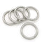 5PCS Stainless Steel O-Rings 6mm Thickness Heavy Duty Welded Metal Rings for Hanging Flower Basket Crafts, Hardware Accessories (40mm ID)...