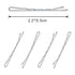 Silver Bobby Pins, METLUCK 240Pcs Silver Hair Pins Waves Bobby Pins Hair Accessories for Women Girls (2.2inch/5.5cm)...