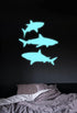 VViViD DECO65 Glow in The Dark Blue Permanent Adhesive Craft 12 Inches x 4 Feet Vinyl Roll for Cricut, Silhouette & Cameo Including Free 12 Inches...