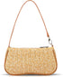 Straw Bag, Beach Bag, Hand-Woven Soft Handbag Underarm Bag, Bohemian Summer Bag Suitable for Vacation Travel Daily(Khaki)...