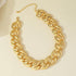 Denifery Dainty Gold Chunky Choker Cuban Link Chain Thick Necklaces Punk Statement Hip Hop Jewelry for Women...