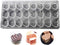 Polycarbonate Chocolate Mold DIY Candy Mould Clear Hard Plastic Bakeware Pastry Tools 3D Crown (S4-19287)...