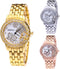 CdyBox 3Pack Ladies Steel Band Watch Butterfly Rhinestone Wrist Watch Quartz Watches Wholesale...