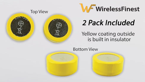 2X Pack CP1243 Battery Replacement for Sony WF1000XM4 XM3 SP600 SP700 SP900 Jabra Rox Galaxy Buds CP Truly Wireless EarbudHeadset Headphone Varta ...