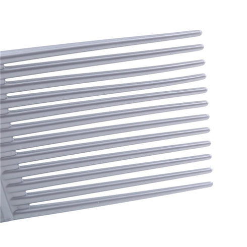 1Pc Grey Salon-Style Hair Pick and Barber Comb - Pick Comb for Curly Hair and Parting Comb Hair Care Comb for Thick Hair Quality Barber Supplies, ...