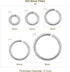 500pcs Silver Filled Jump Rings,Non Tarnish Silver Open Jump Rings for Necklace Bracelet Earrings DIY Jewelry Making Supplies (0.7x5mm, Silver)...