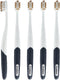 Soft Toothbrush, Ultra Fine Tapered Bristles for More Effective Plaque Removal, Extra Soft Toothbrushes for Adults, 5pcs...