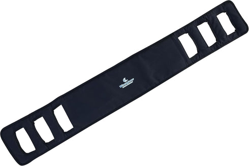 47.2 Inch Non-Slip Transfer Nursing Sling Gait Transfer Belt, Safety Patient Lift Board Mobility Standing Aids Equipment for Elderly or Patient(Bl...