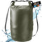 Gorilla Gear Heavy Duty 100% Waterproof IPX 6 Dry Bag, Tear and Puncture Resistant Bags for Kayaking Boating Hiking Camping Swimming Water Sports,...