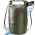 Gorilla Gear Heavy Duty 100% Waterproof IPX 6 Dry Bag, Tear and Puncture Resistant Bags for Kayaking Boating Hiking Camping Swimming Water Sports,...