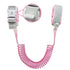 Anti Lost Wrist Link (8.2ft), Socub Breathable Toddler Leash Wrist for Child Safety, Wrist Link for Kids with Key Lock, Pink...