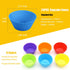Silicone Cupcake Baking Cups 24 Pack, Reusable & Non-stick Muffin Cupcake Liners Holders Set for Party Halloween Christmas, Easy Clean Pastry Muff...